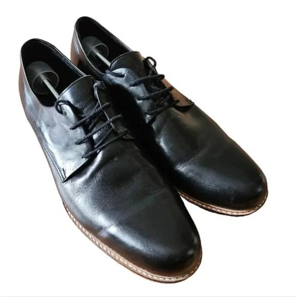 Airborn Argentinian Men's Formal Leather Black Shoes Size EU 45 US 12. - Picture 12 of 13